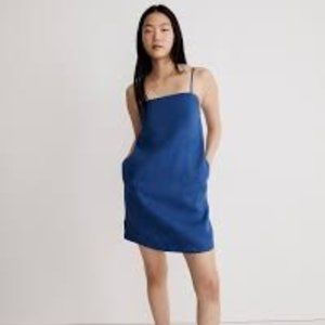 Madewell Goldie Mini Dress in 100% Linen NEW with tags!